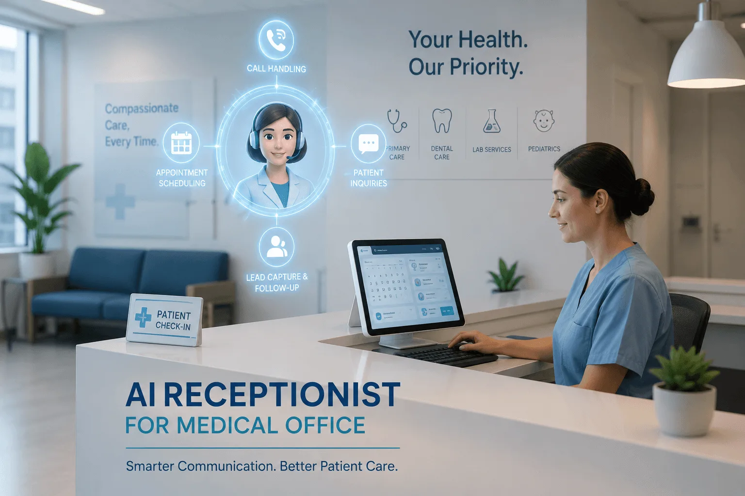 AI Receptionist for Medical Office